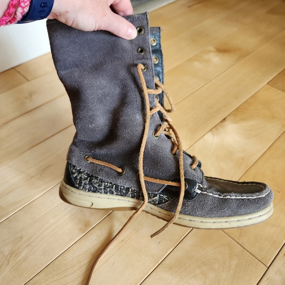 Sperry suede deck boots Ladyfish - Picture 2 of 4